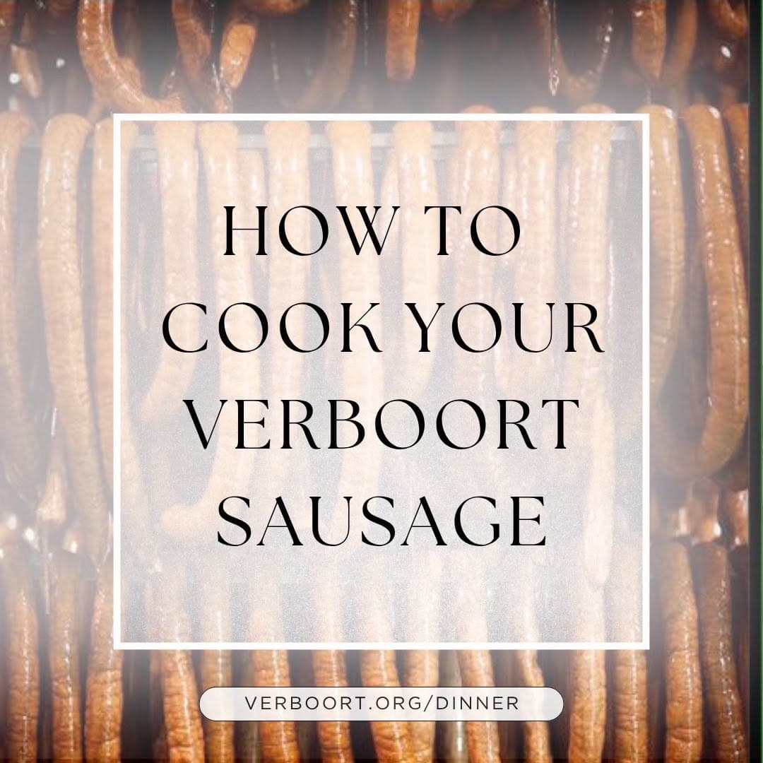 How to cook your Verboort sausage